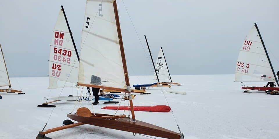 Ice sailing